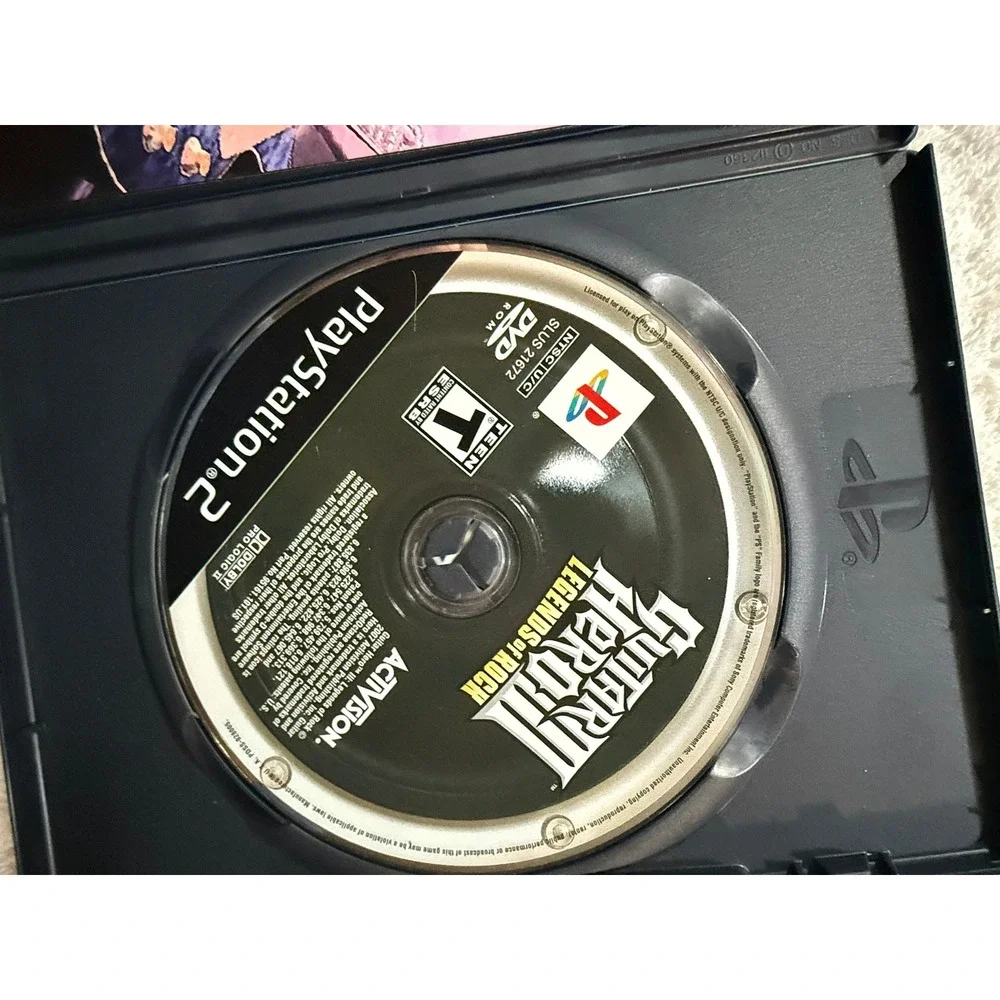 Playstation 2‎ PS2 Game Guitar Hero 3 Legends of Rock Disc Case Manual TESTED